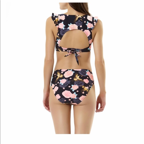 Bikini Top Size Large 12-14 Woman’s Floral Lightly Padded New - Picture 6 of 6